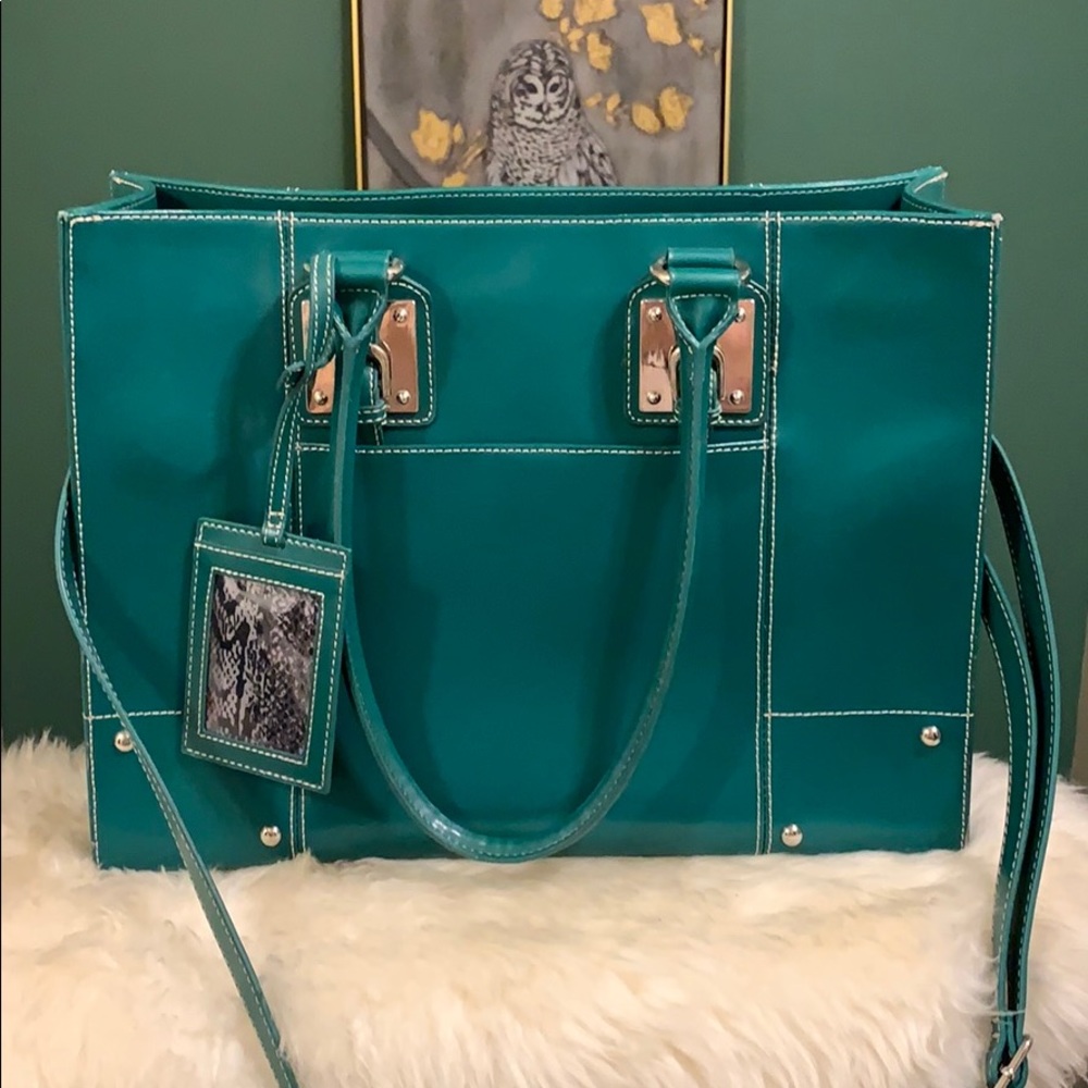 Wilson’s Leather Teal Tote